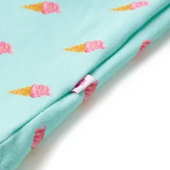 vidaXL Vestido infantil con cordón verde mint 104
