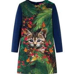 vidaXL Ropa Y Accesorios-Vestido infantil de manga larga 104