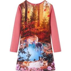 vidaXL Ropa Y Accesorios-Vestido infantil de manga larga 104