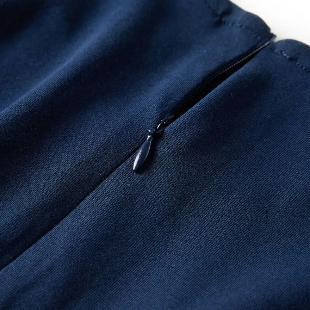 vidaXL Vestido infantil de manga larga 116 Azul marino Online