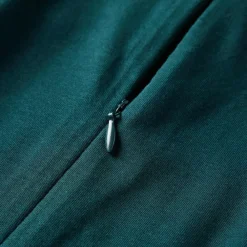 vidaXL Vestido infantil de manga larga 104 Verde oscuro Best