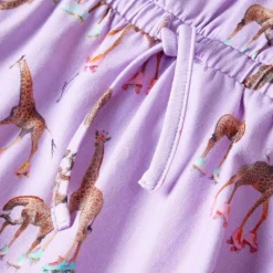 vidaXL Vestido infantil mangas con volantes cordón lila 92 Sale