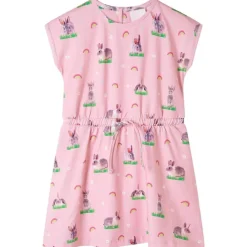 vidaXL Vestido infantil rosa claro 104 Best