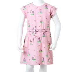 vidaXL Vestido infantil rosa claro 104 Best