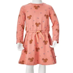 vidaXL Vestido infantil rosa palo 92