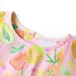vidaXL Ropa Y Accesorios-Vestido infantil rosa suave 104