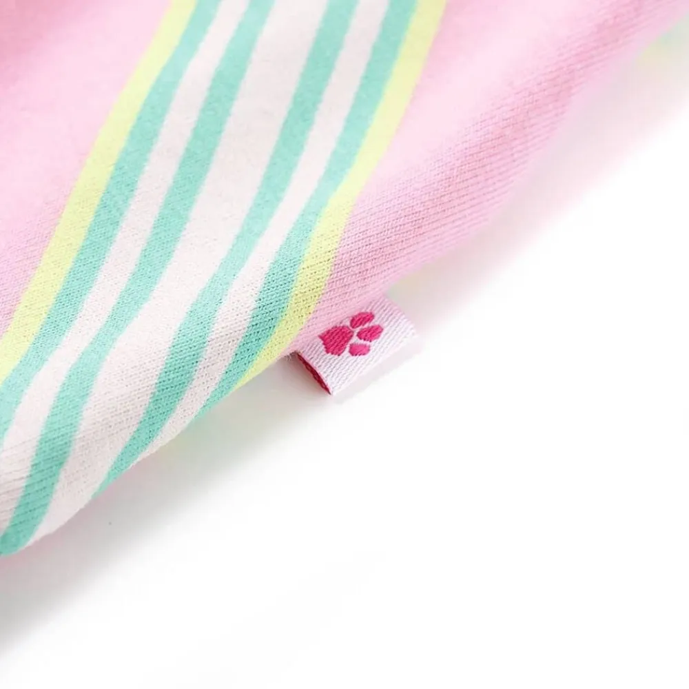 vidaXL Vestido infantil sin mangas con cordón rosa 104 Hot