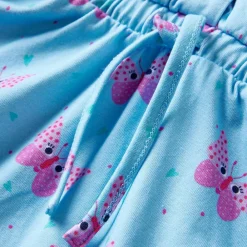 vidaXL Vestido infantil sin mangas con botones azul 104 New