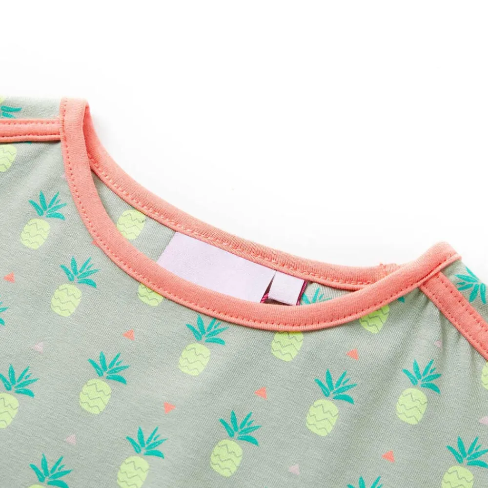 vidaXL Vestido infantil verde menta viejo 116 Clearance