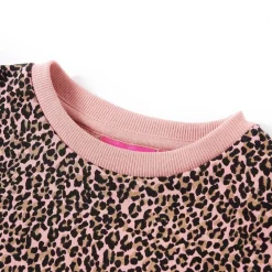 vidaXL Ropa Y Accesorios-Vestido sudadera infantil rosa medio 92
