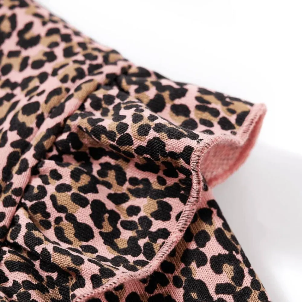 vidaXL Ropa Y Accesorios-Vestido sudadera infantil rosa medio 92