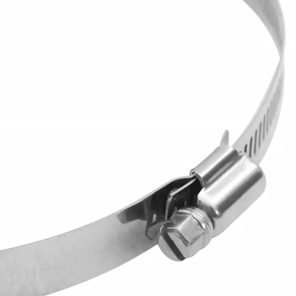 vidaXL Ventilación Y Calefacción-Abrazaderas de manguera 6 uds 91-110 mm acero inoxidable 304