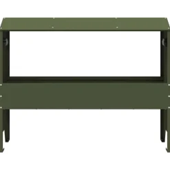 vidaXL Abrevadero para ganado 79 x 35 x 62 cm Verde oliva Clearance