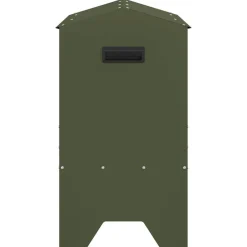 vidaXL Abrevadero para ganado 79 x 35 x 62 cm Verde oliva Clearance