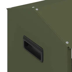 vidaXL Abrevadero para ganado 79 x 35 x 62 cm Verde oliva Clearance