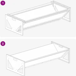 vidaXL Productos Para Mascotas-Abrevadero para ganado 108 x 50 x 28 cm