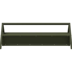 vidaXL Abrevadero para ganado 111 x 76 x 38 cm Verde oliva Best