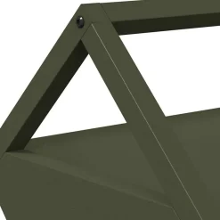 vidaXL Abrevadero para ganado 111 x 76 x 38 cm Verde oliva Best