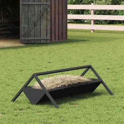 vidaXL Abrevadero para ganado 111 x 76 x 38 cm Negro Discount