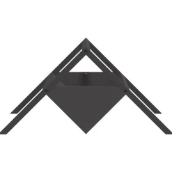 vidaXL Abrevadero para ganado 111 x 76 x 38 cm Negro Discount
