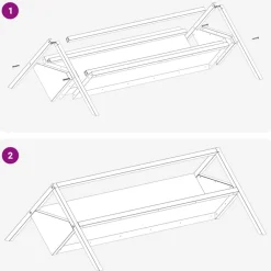 vidaXL Abrevadero para ganado 111 x 76 x 38 cm Negro Discount