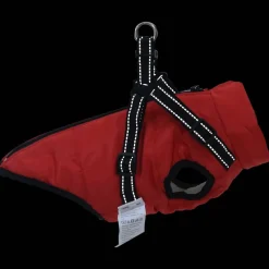 vidaXL Abrigo para Perros L24 Vellón y poliéster Rojo Hot
