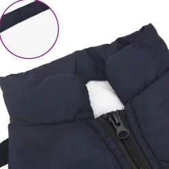 vidaXL Productos Para Mascotas-Abrigo perro con arnés impermeable reflectante L24