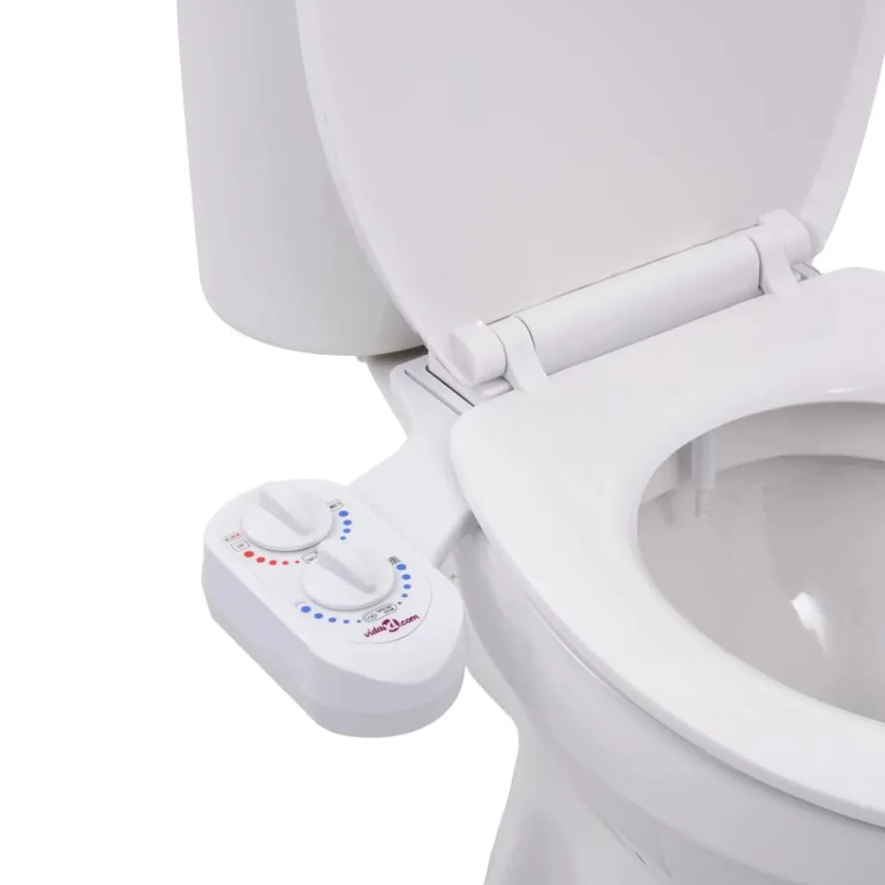 vidaXL Accesorio de bidé para inodoro 1 chorro agua caliente y fría Hot