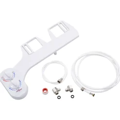 vidaXL Accesorio de bidé para inodoro 1 chorro agua caliente y fría Hot