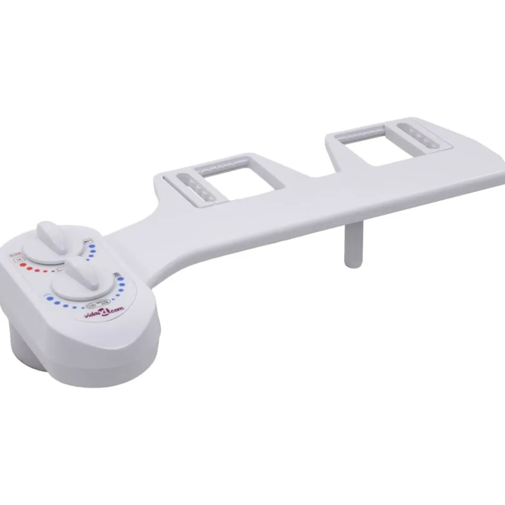 vidaXL Accesorio de bidé para inodoro 1 chorro agua caliente y fría Hot
