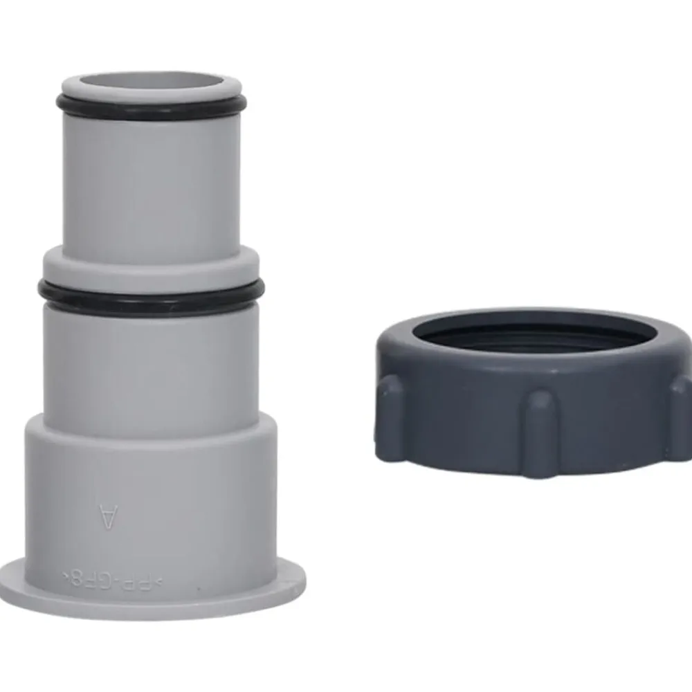 vidaXL Piscina Y Spa-Adaptadores para manguera de piscina 2 unidades plástico