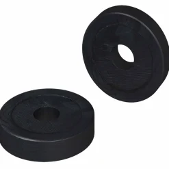 vidaXL adecuado para arandelas planas 2 pcs Negro ∅15 x 3 mm Hot