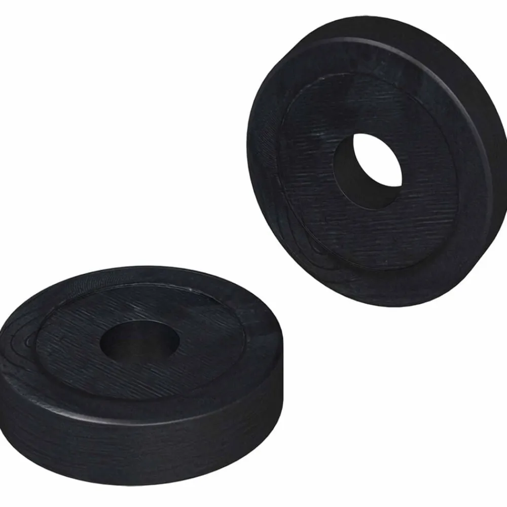 vidaXL adecuado para arandelas planas 2 pcs Negro ∅15 x 3 mm Hot
