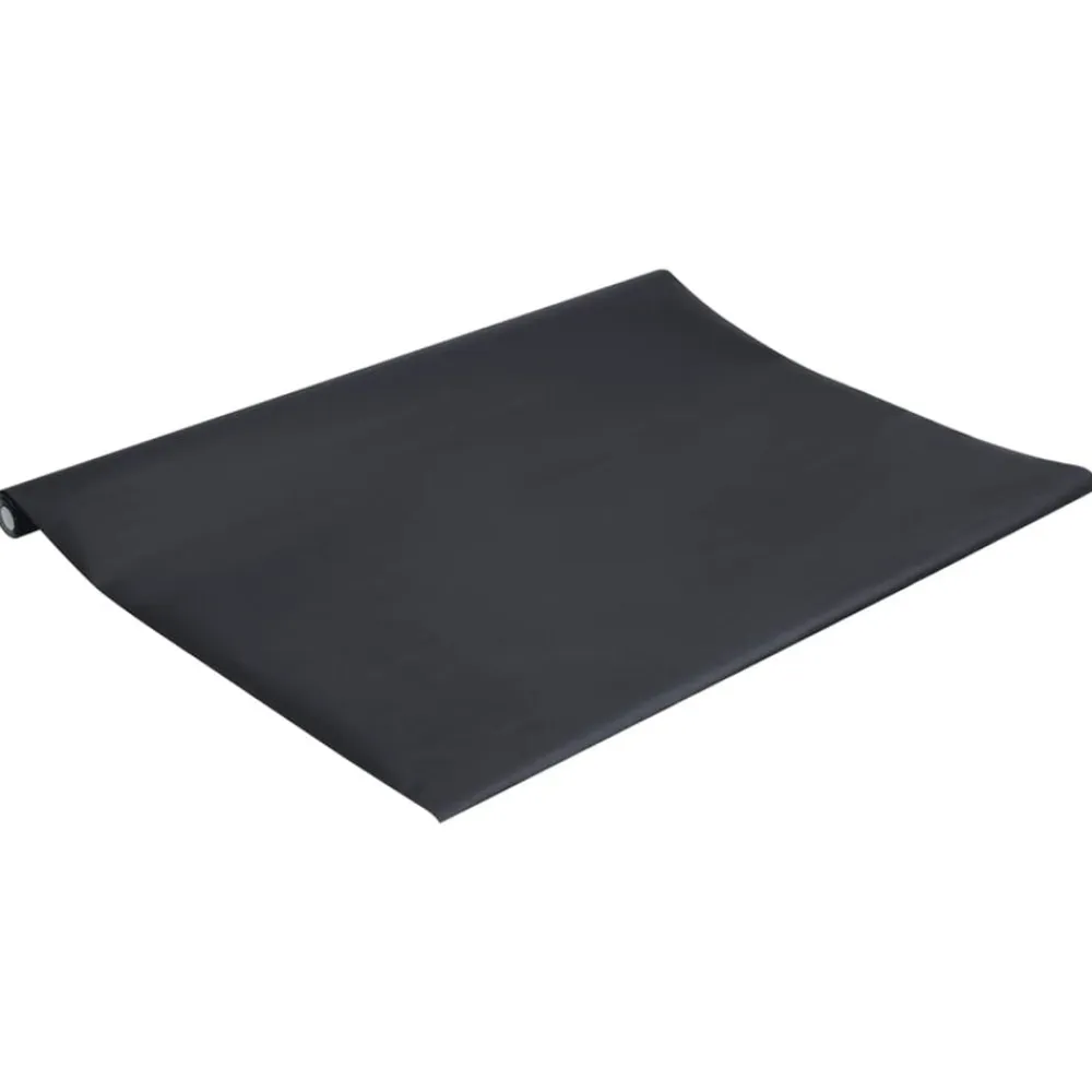 vidaXL Adhesivo para muebles autoadhesivo mate 90x500 cm PVC Negro Online