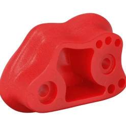 vidaXL Agarre de escalada 2 pcs 100 x 67 x 43 mm PP Rojo Hot