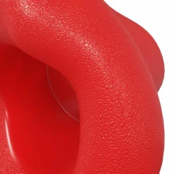 vidaXL Agarre de escalada 2 pcs 100 x 67 x 43 mm PP Rojo Hot