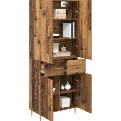 vidaXL Armarios Y Almacenamiento-Alacena 69,5 x 34 x 180 cm Madera contrachapada