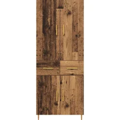 vidaXL Armarios Y Almacenamiento-Alacena 69,5 x 34 x 180 cm Madera contrachapada