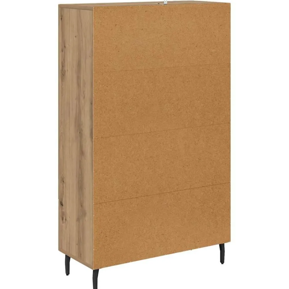 vidaXL Alacena Roble artesanal 69,5 x 31 x 115 cm Madera contrachapada Roble artisan Hot