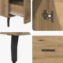 vidaXL Alacena Roble artesanal 69,5 x 31 x 115 cm Madera contrachapada Roble artisan Hot