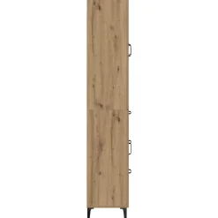 vidaXL Armarios Y Almacenamiento-Alacena Roble artesanal 69,5 x 34 x 180 cm Madera contrachapada