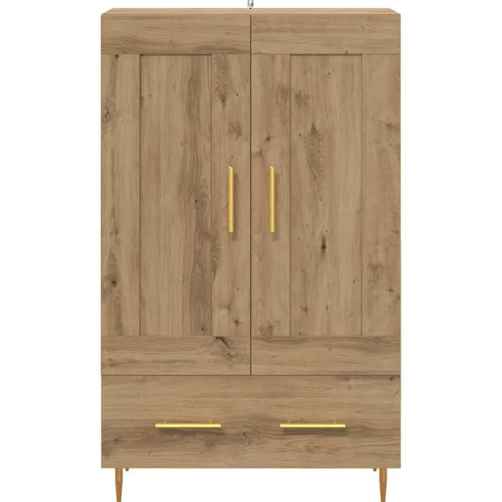 vidaXL Alacena Roble artesanal 69,5 x 31 x 115 cm Madera contrachapada Roble artisan Outlet