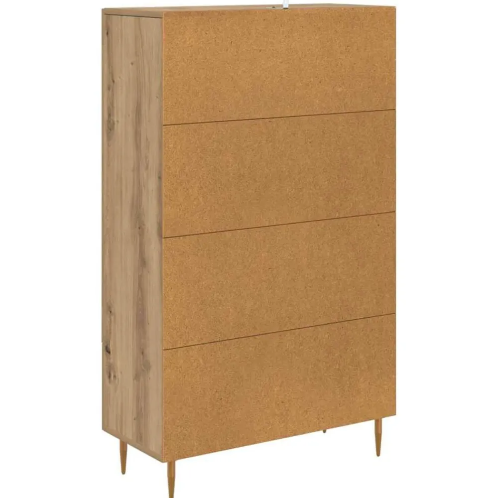 vidaXL Alacena Roble artesanal 69,5 x 31 x 115 cm Madera contrachapada Roble artisan Outlet