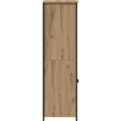 vidaXL Armarios Y Almacenamiento-Alacena Roble artesanal 62 x 36 x 121,5 cm Madera contrachapada