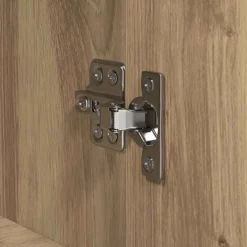 vidaXL Armarios Y Almacenamiento-Alacena Roble artesanal 62 x 36 x 121,5 cm Madera contrachapada