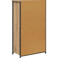 vidaXL Armarios Y Almacenamiento-Alacena Roble artesanal 62 x 32 x 106,5 cm Madera contrachapada