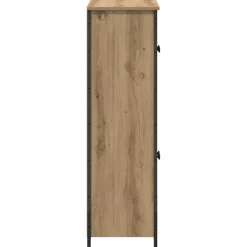 vidaXL Armarios Y Almacenamiento-Alacena Roble artesanal 62 x 32 x 106,5 cm Madera contrachapada