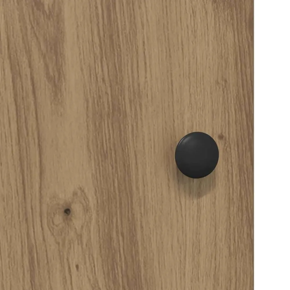 vidaXL Armarios Y Almacenamiento-Alacena Roble artesanal 62 x 32 x 106,5 cm Madera contrachapada