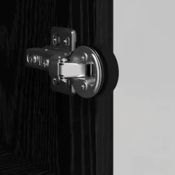 vidaXL Alacena 35 x 37 x 142 cm Madera contrachapada Roble negro Clearance