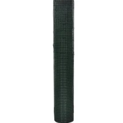 vidaXL Alambrada de gallinero acero recubrimiento PVC gris 25x0,5 m Sale